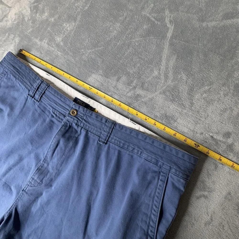 Polo Ralph Lauren Mens 48B Cargo Shorts Blue 10” Relax Preppy Classic Dadcore